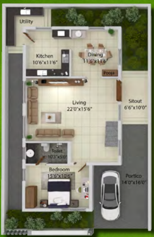 Ground Floor Plan villas Floor Plan Ground Floor Plan