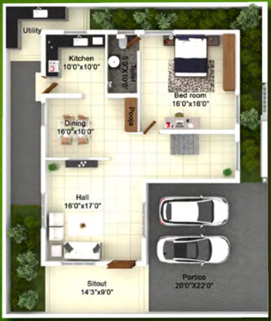 Ground Floor Plan villas Floor Plan Ground Floor Plan