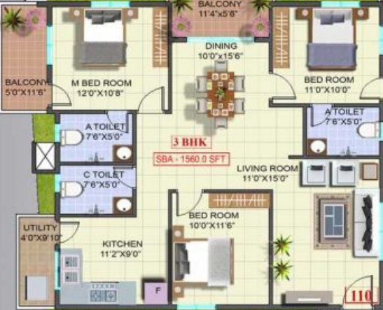  dwaraka-trinity Floor Plan Floor Plan