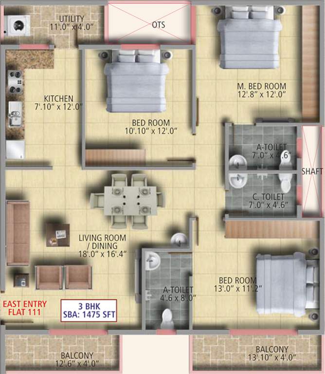  sai sapphire Floor Plan Floor Plan