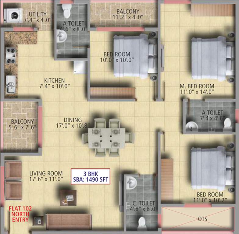  sai sapphire Floor Plan Floor Plan