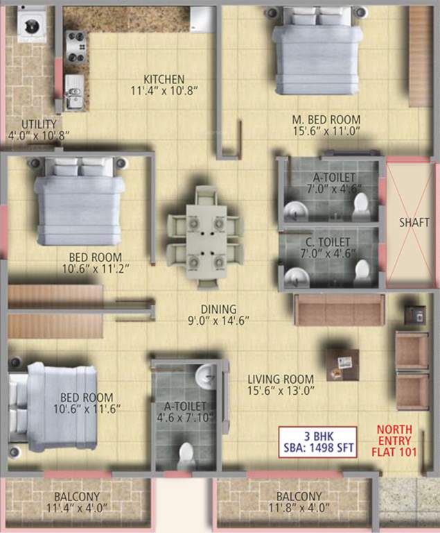  sai sapphire Floor Plan Floor Plan