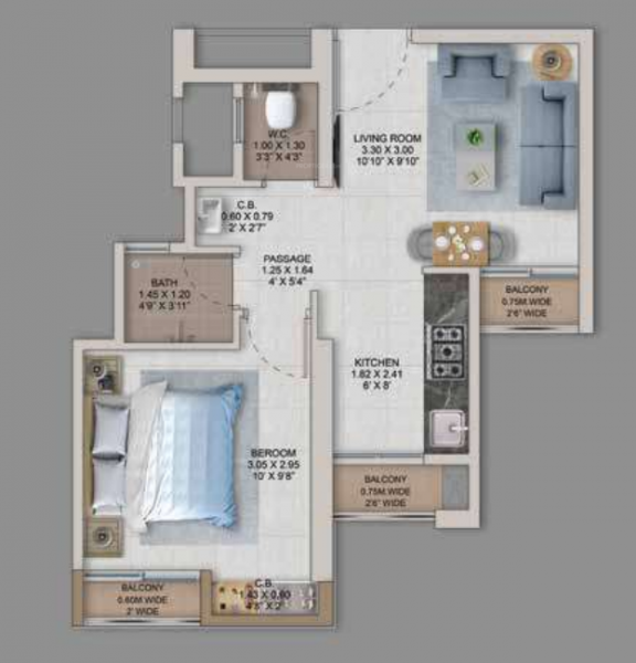  palmvista-b2 Floor Plan Floor Plan