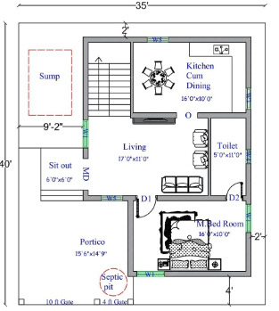 emerald city Floor Plan Ground Floor Plan