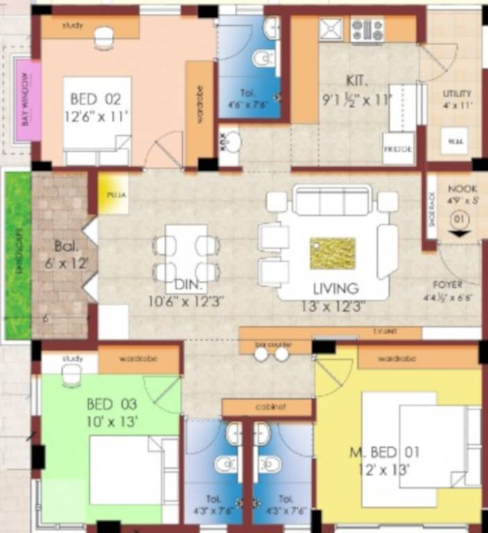  akshaya Floor Plan Floor Plan