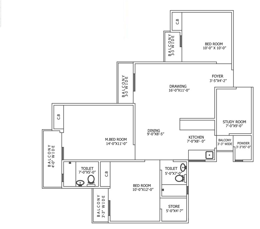 gaur city 4th avenue Floor Plan Floor Plan