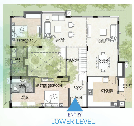  rhapsody Floor Plan Lower Level Duplex Plan