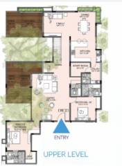  rhapsody Floor Plan Upper Level Duplex Plan