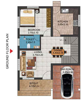  palms Floor Plan Ground Floor Plan