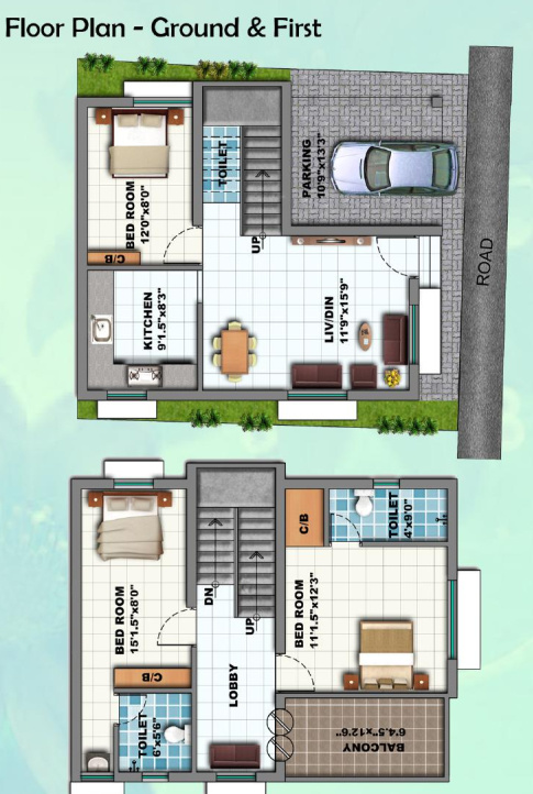 rainbow villas Floor Plan Stilt Floor Plan