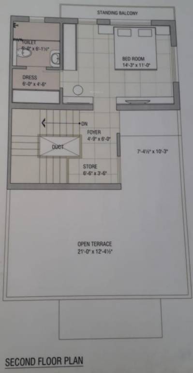 Second Floor Plan pancham bunglows Floor Plan Second Floor Plan