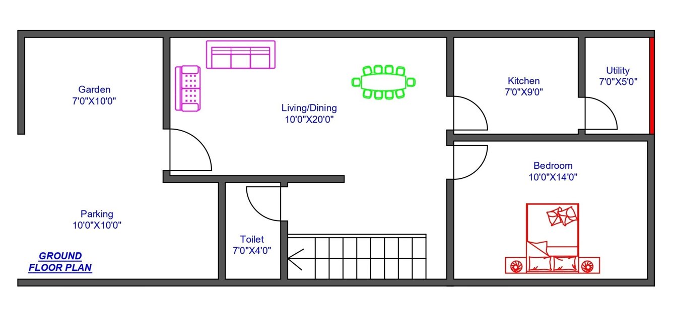  anandam Floor Plan Ground Floor Plan