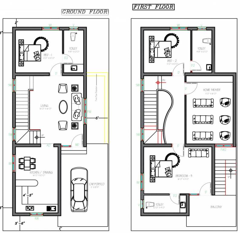  ashraya villas Floor Plan Floor Plan