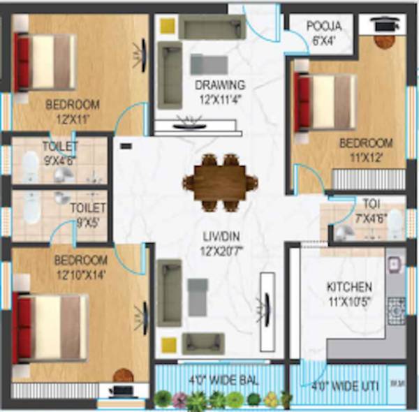  chandrika-vilaasini-kalyani Floor Plan Floor Plan