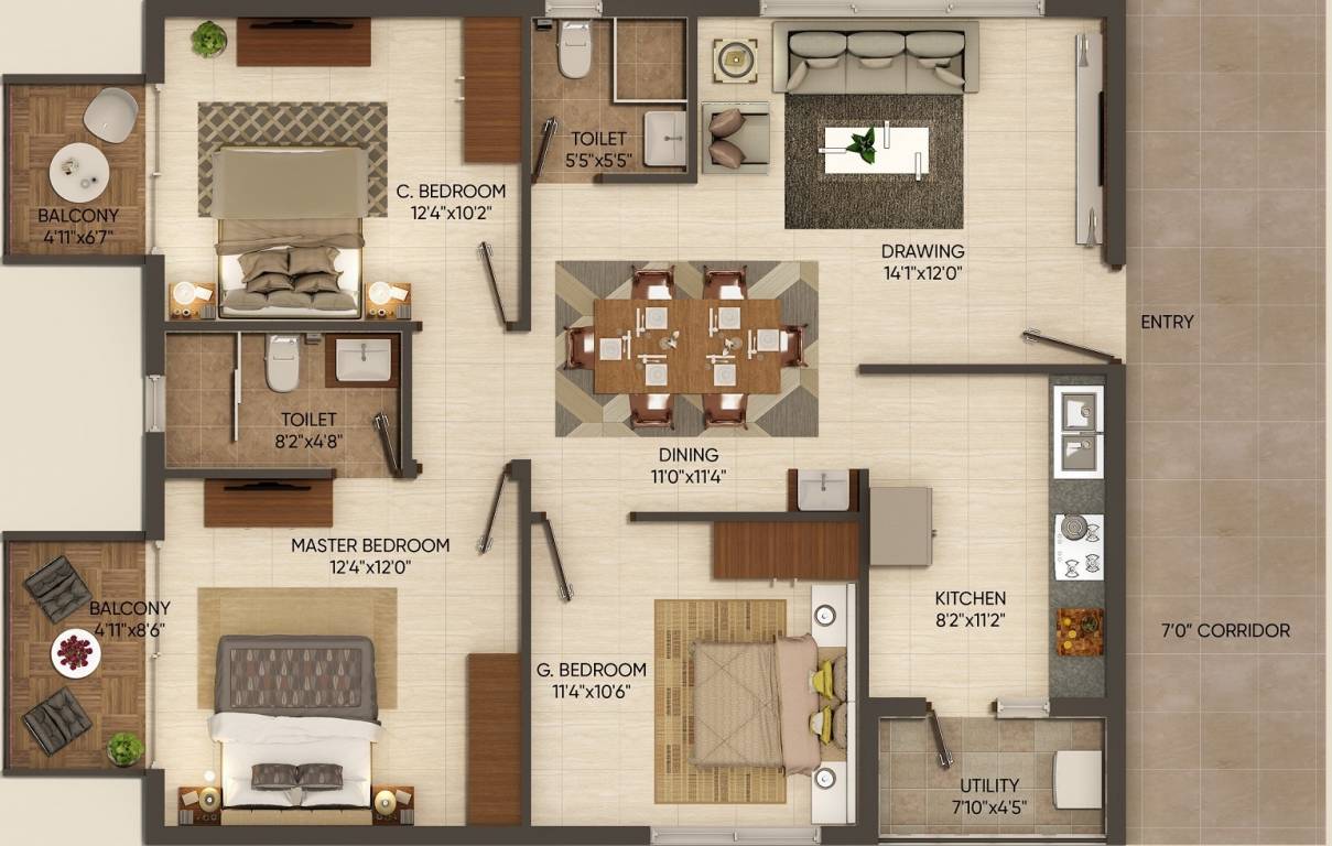 park ave Floor Plan Floor Plan