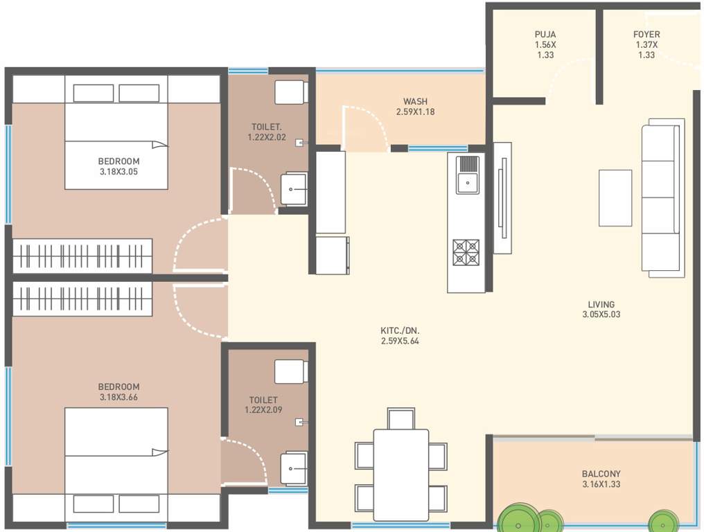  pushpam resicom Floor Plan Floor Plan