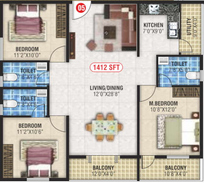  blossom Floor Plan Floor Plan