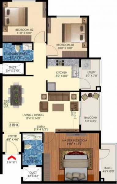  lumbini-heights Floor Plan Floor Plan