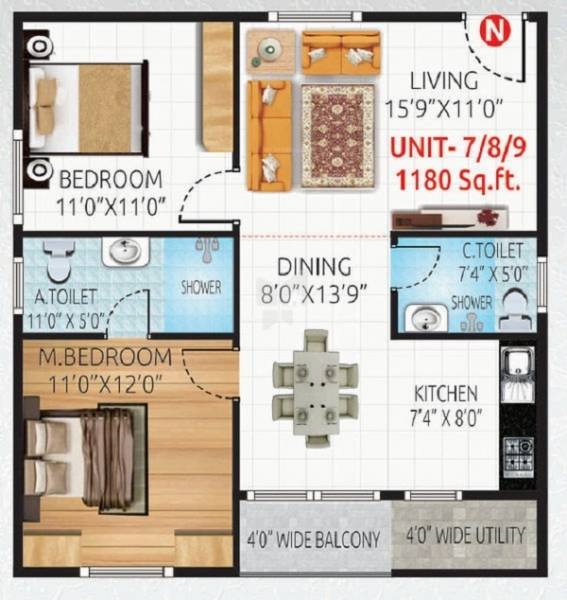  mega-blossom Floor Plan Floor Plan