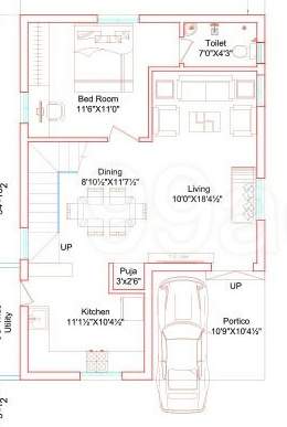  mukka praveens signator Floor Plan Ground Floor Plan