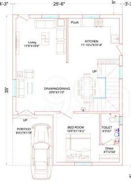  mukka praveens signator Floor Plan Ground Floor Plan