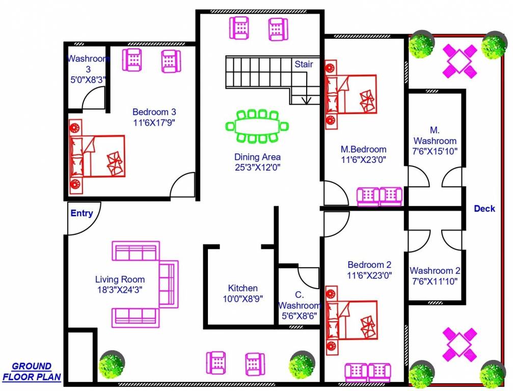  the leela sky villas Floor Plan Lower Level Duplex Plan