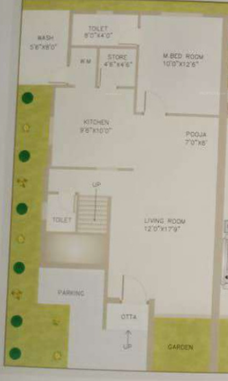  parnera hills Floor Plan Ground Floor Plan