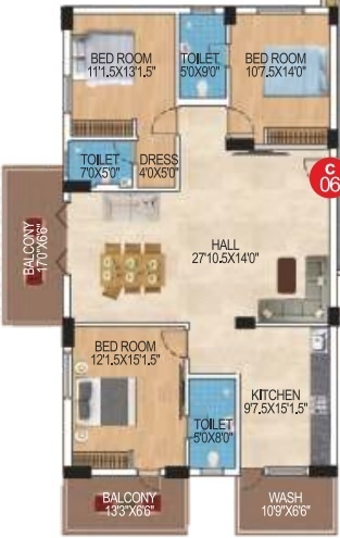  cadillac Floor Plan Floor Plan