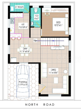  villas Floor Plan Ground Floor Plan