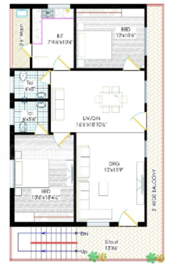  villas Floor Plan First Floor Plan