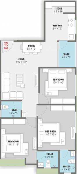 omkar-elegance Floor Plan Floor Plan