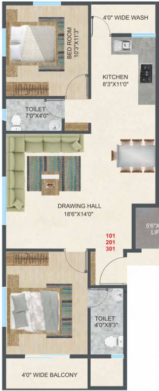 liviano 4 Floor Plan Floor Plan