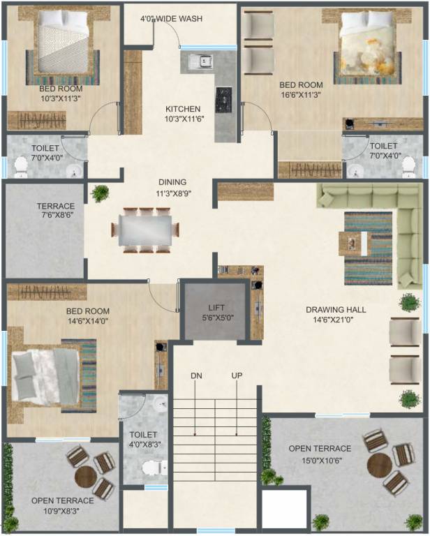 liviano 4 Floor Plan Floor Plan