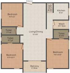 Floor Plan -manikonda Floor Plan Floor Plan