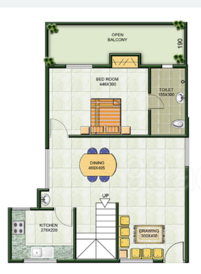  beach-view Floor Plan Second Floor Plan