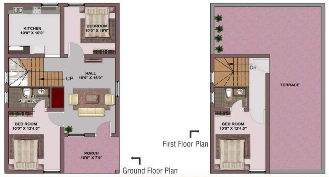 1030 sq ft 3 BHK 3T Villa for Sale in PSA Housing Developers Krishna