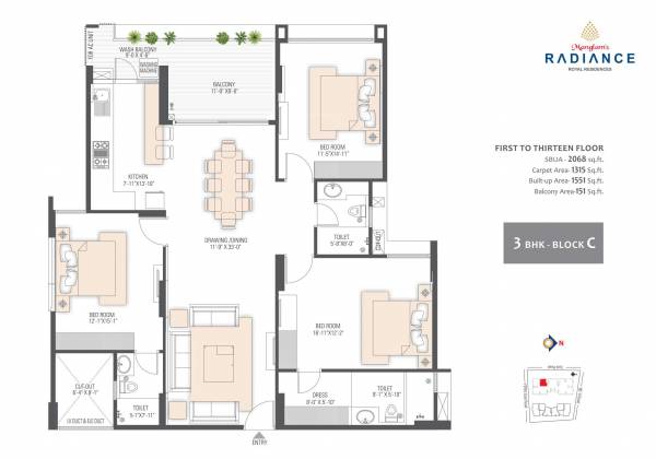  radiance Floor Plan Floor Plan