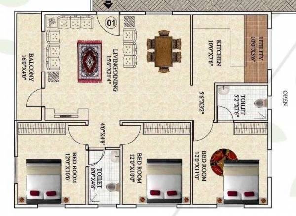  orchid-springs Floor Plan Floor Plan