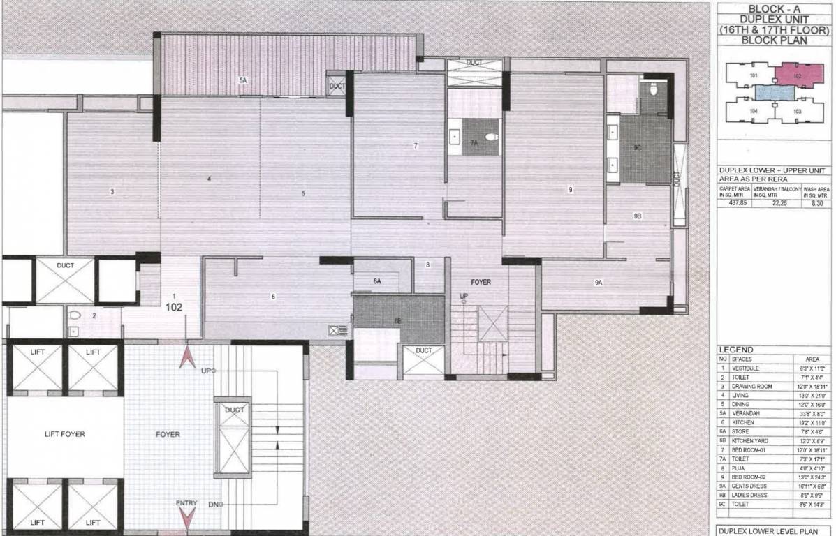  riviera elite Floor Plan Lower Level Duplex Plan