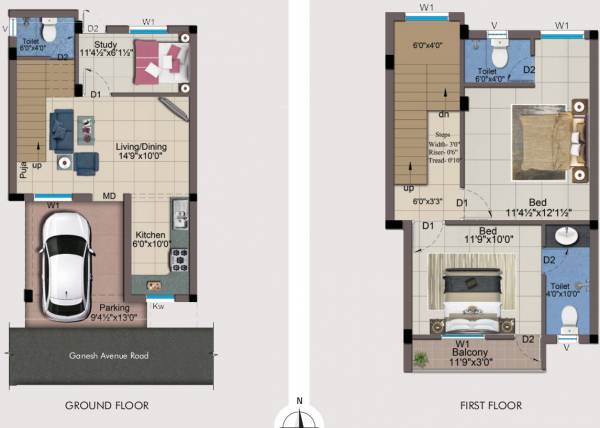  astrantia-villas Floor Plan Floor Plan