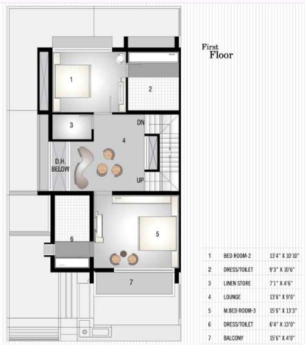  grand-kalyan-villa Floor Plan First Floor Plan