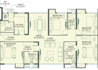  morya-phase-i- Floor Plan Floor Plan