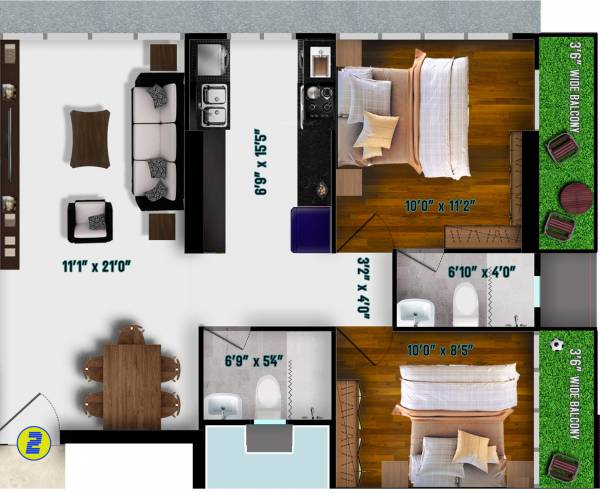  one Floor Plan Floor Plan