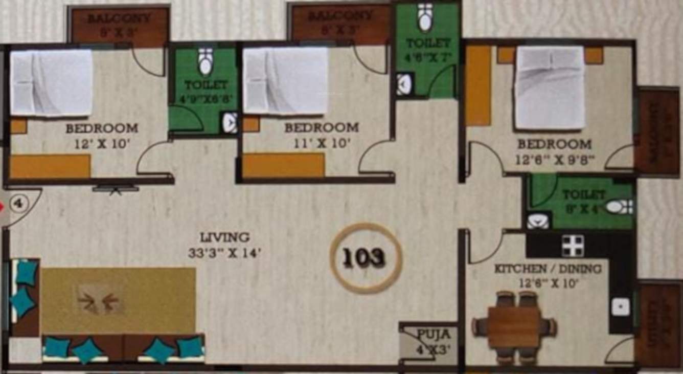  devi kunj Floor Plan Floor Plan