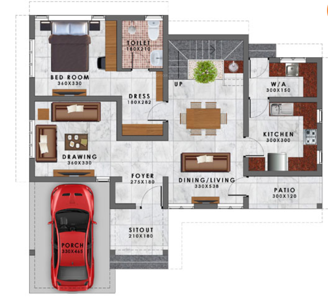 green woods Floor Plan Ground Floor Plan