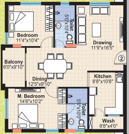  hill-county Floor Plan Floor Plan