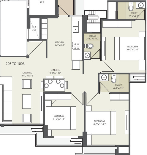 Floor Plan omkar parisar Floor Plan Floor Plan