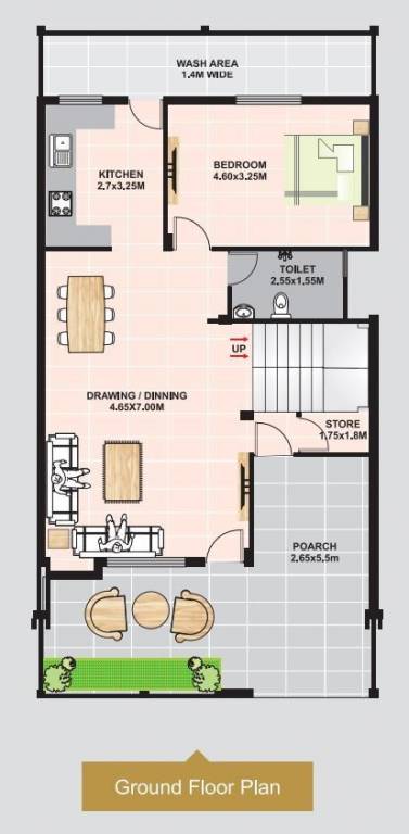  sapphire majestic Floor Plan Ground Floor Plan