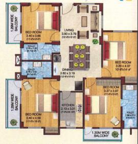  khajpura-garden-city Floor Plan Floor Plan