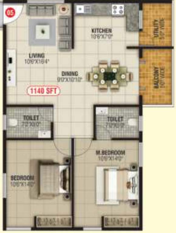  amrutha sarovar Floor Plan Floor Plan